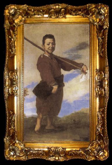 framed  Jusepe de Ribera Boy with a Club foot, ta009-2